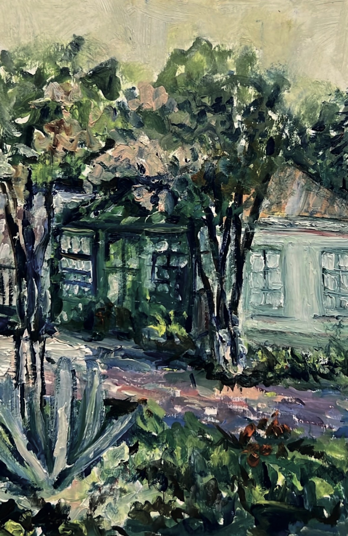 Kotsiubynskyi Manor painting by Ukrainian artist Marina Stognieva